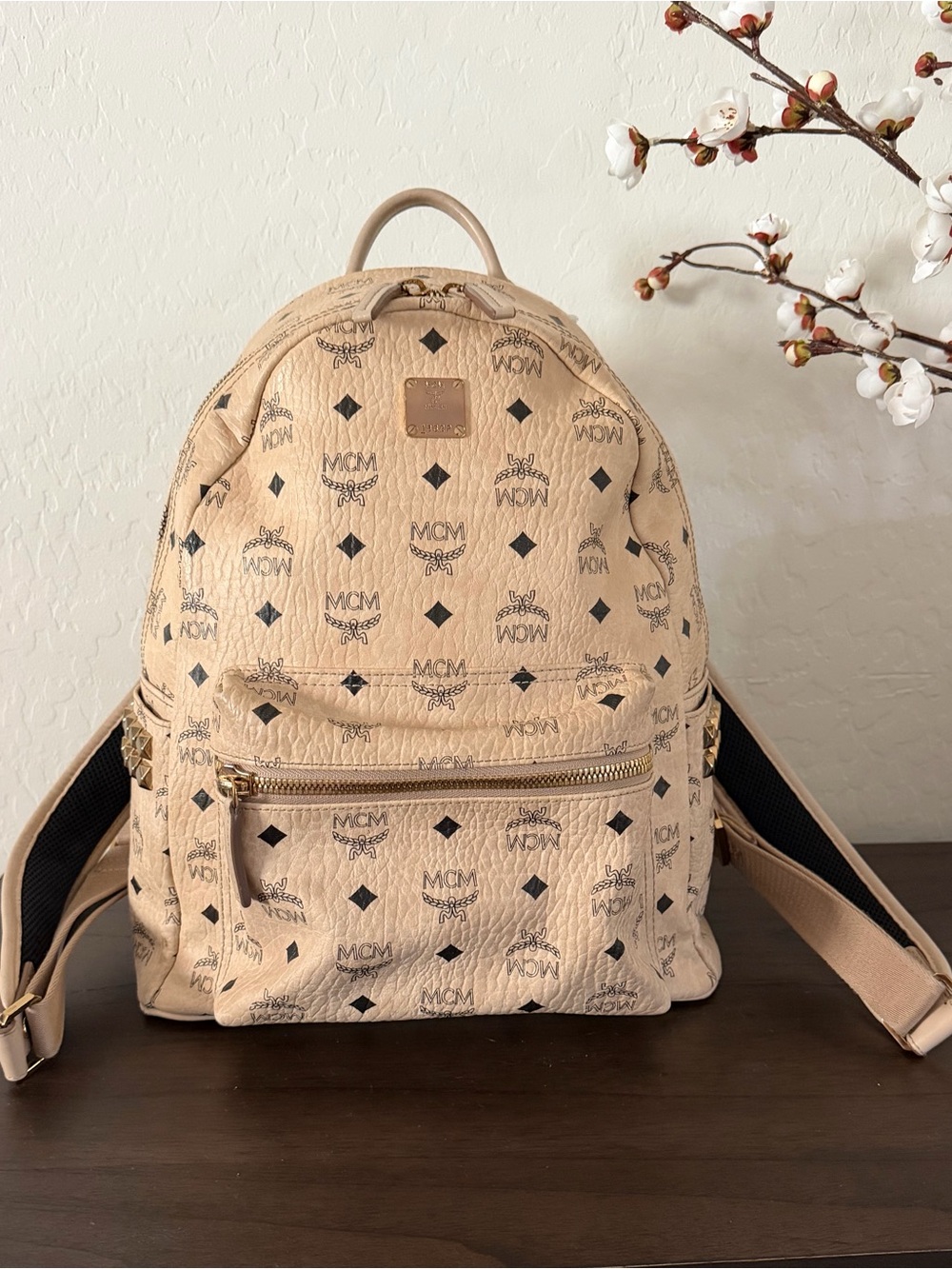 MCM Backpack cream